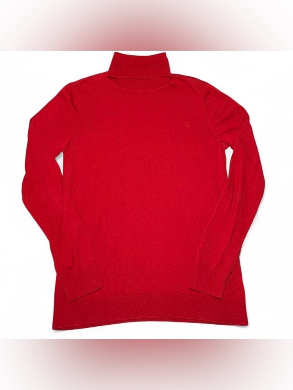 Ralph Lauren Red Turtleneck Sweater